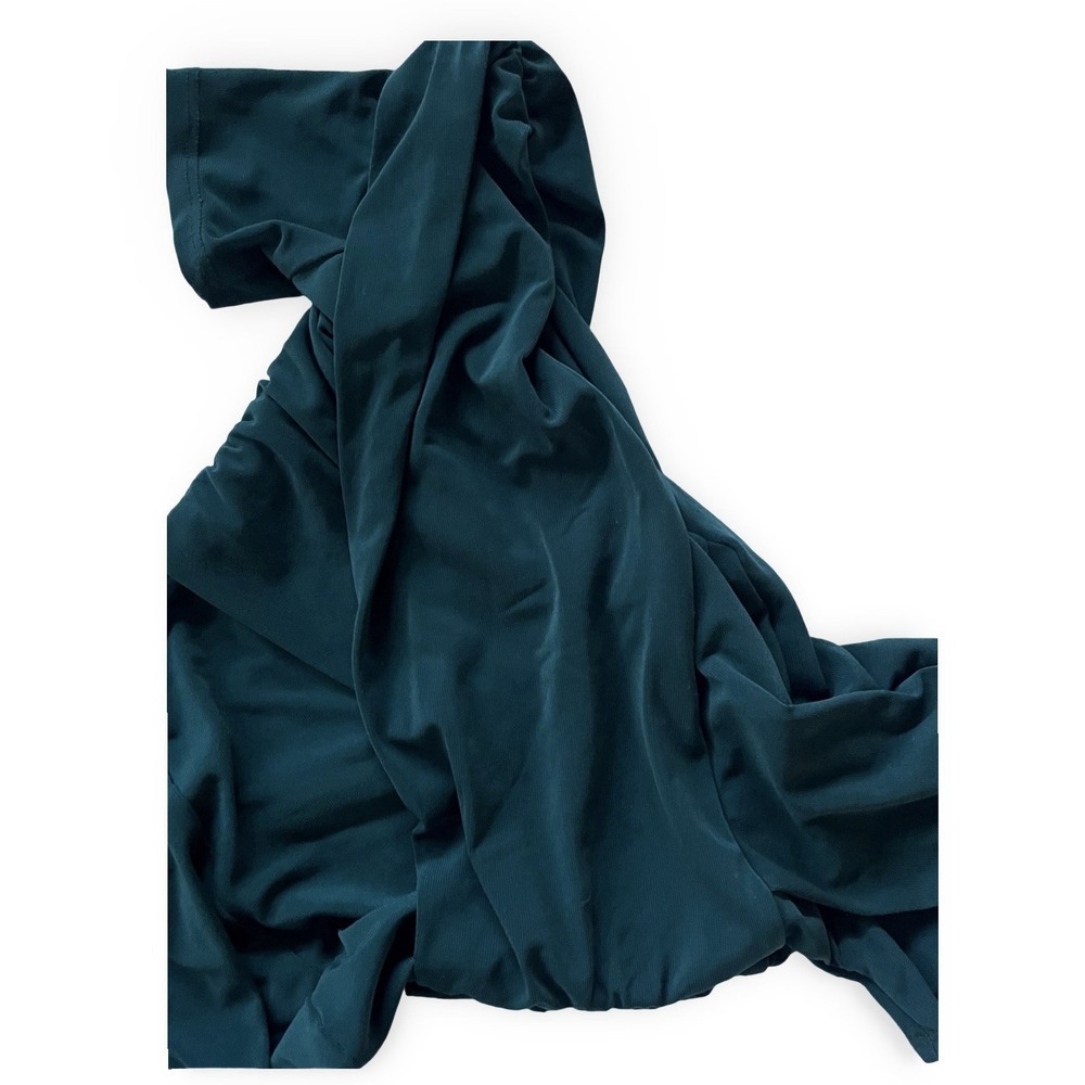 Windsor Elegant Green Ruched Bodycon Dress  Size S, Modern Boho, Formal, Prom